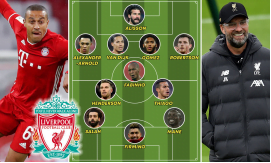 Posible alineación del Liverpool con Thiago.
