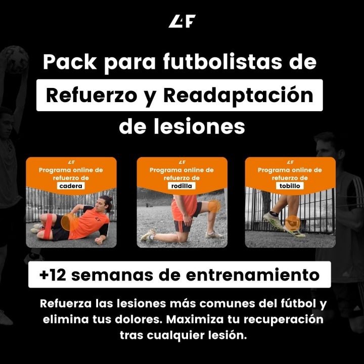 Pack de Refuerzo y readaptación para futbolistas